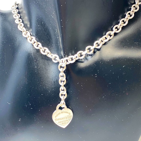Authentic Tiffany & Co Heart Tag Necklace - Picture 1 of 8